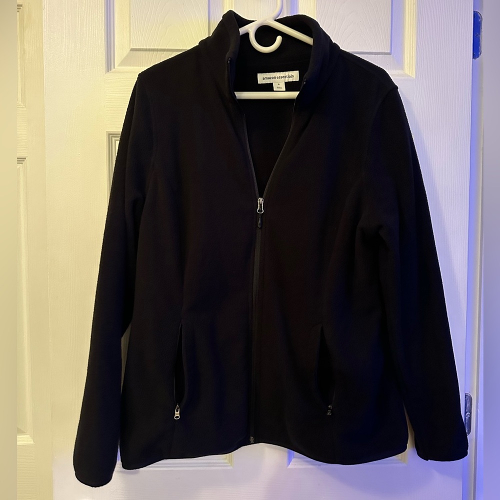 Fleece- unisex Jacket Long Sleeve Zip Up Warm Sherpa Lined‎ Outerwear